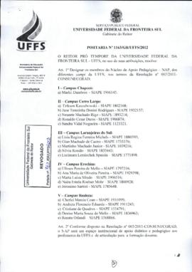 Portaria 1163-GR-2012