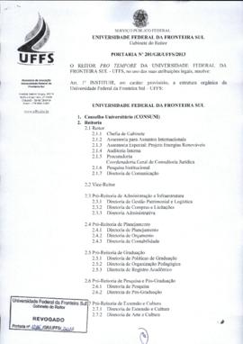 Portaria 201-GR-2013