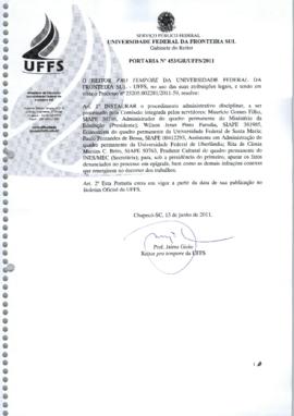 Portaria 453-GR-2011