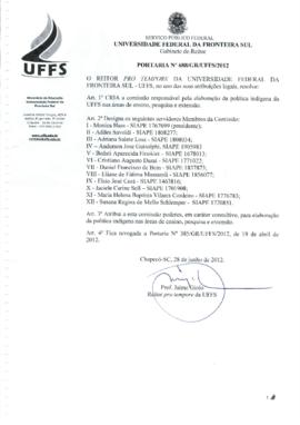 Portaria 688-GR-2012