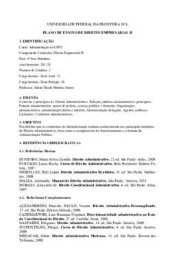 Direito Empresarial II