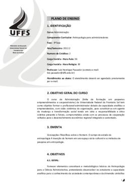 Antropologia para Administradores