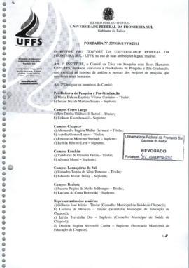 Portaria 337-GR-2011