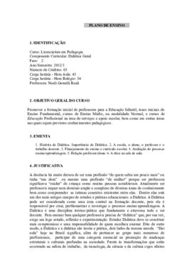 Didática Geral