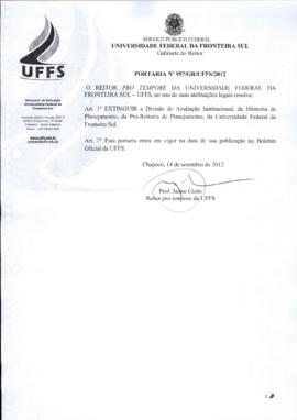 Portaria 957-GR-2012