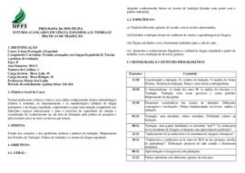 Estudos Avançados em Língua Espanhola II