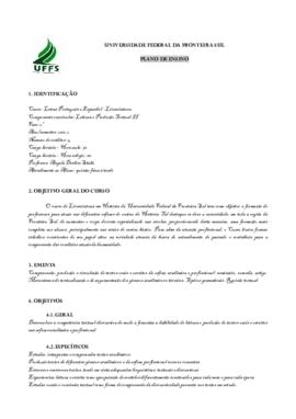 Leitura e Produção Textual II