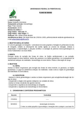 Geomorfologia
