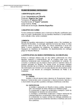Ontologia I