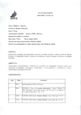 História Antiga II