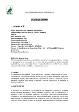 Iniciação à Prática Científica