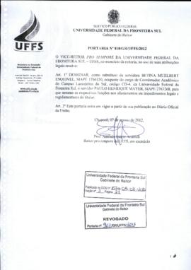 Portaria 810-GR-2012