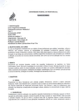 Hidráulica I