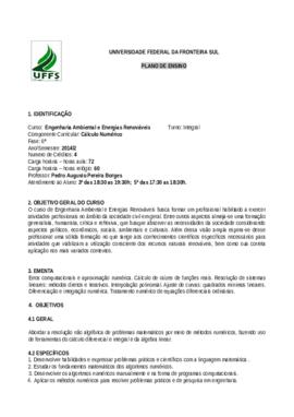 Cálculo Numérico