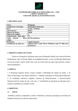 Psicologia da Educação