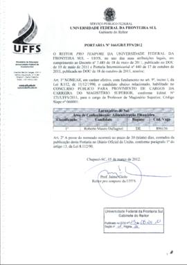 Portaria 166-GR-2012