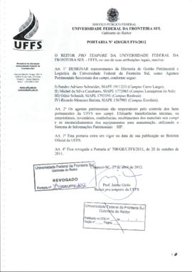 Portaria 428-GR-2012