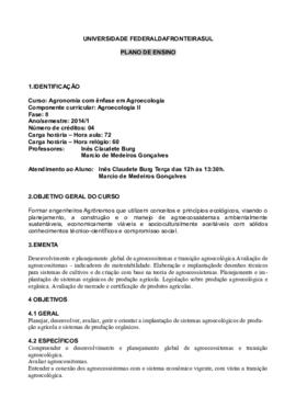 Agroecologia II
