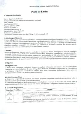Introdução à Engenharia Ambiental