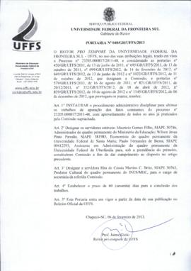 Portaria 040-GR-2013