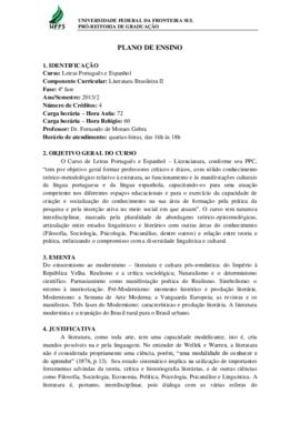 Literatura Brasileira II
