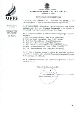 Portaria 689-GR-2012