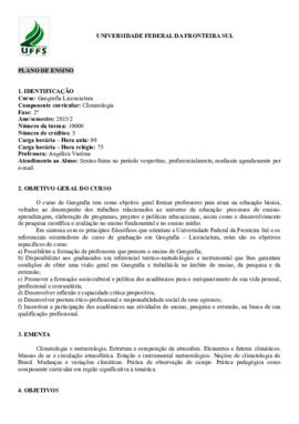 Climatologia