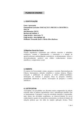 Iniciação à Prática Científica