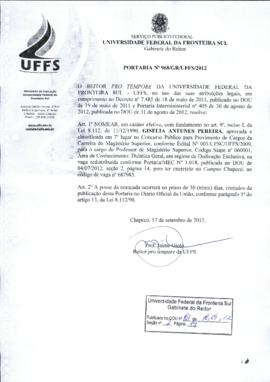 Portaria 968-GR-2012