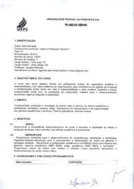 Leitura e Produção Textual II