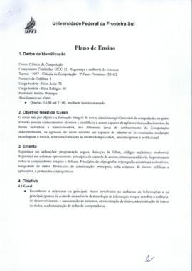 Segurança e Auditoria de Sistemas