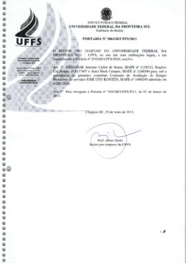 Portaria 386-GR-2011