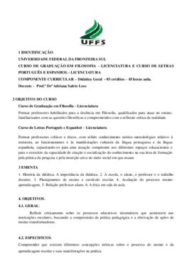 Didática Geral