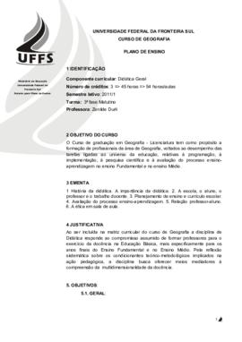 Didática Geral