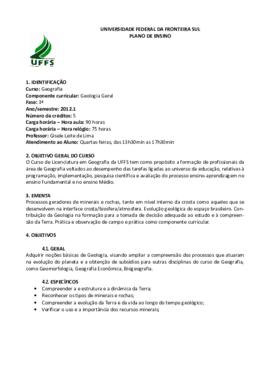 Geologia Geral