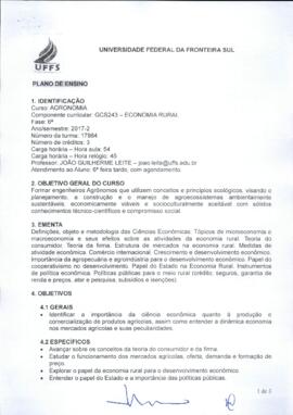 Economia Rural