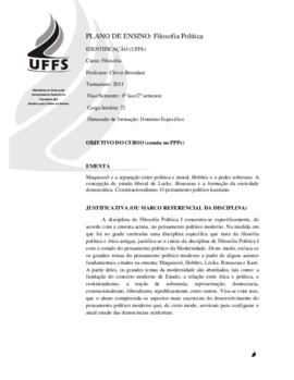 Filosofia Política