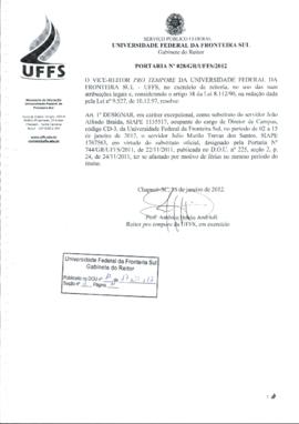 Portaria 028-GR-2012