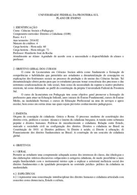 Direitos e Cidadania