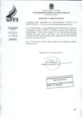 Portaria 208-GR-2013