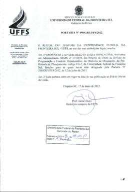 Portaria 490-GR-2012