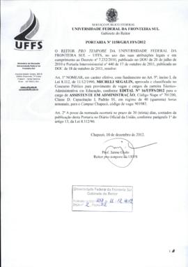 Portaria 1158-GR-2012