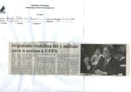 Deputado federal viabiliza 1 milhão para acesso à UFFS