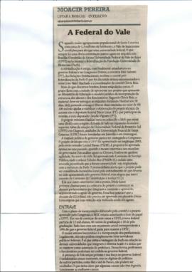 Reportagem sobre possível federalização da FURB
