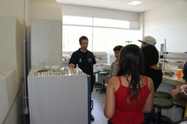 Visita dos Estudantes da Escola Victor Meirelles