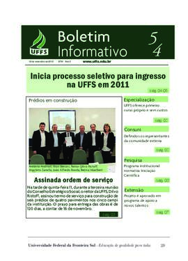 Boletim Informativo 54