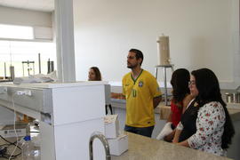 Visita dos Estudantes da Escola Victor Meirelles