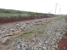 Terraplenagem, drenagem pluvial e pavimentação das vias internas – Campus Chapecó