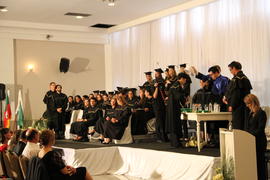 Formatura dos cursos de Administração, História, Letras e Pedagogia
