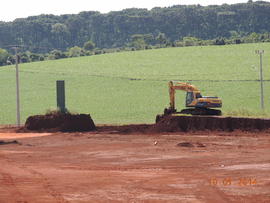 Terraplenagem, drenagem pluvial e pavimentação das vias internas – Campus Chapecó
